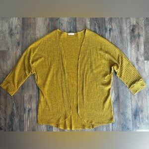 Olivia Rae Mustard Yellow Cardigan